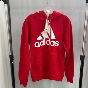 Adidas Men's Bold Red Hoodie